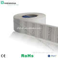 printable PET UHF Disposable passive rfid Label for medical